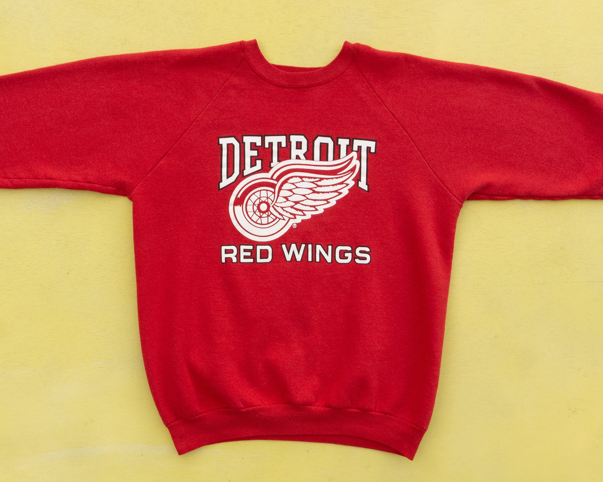 Detroit Red Wings OCTOPUS Vintage NHL Crewneck Sweatshirt
