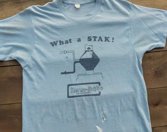 80s Vintage Paper Thin Shirt Therma Stack Fuel Economizer