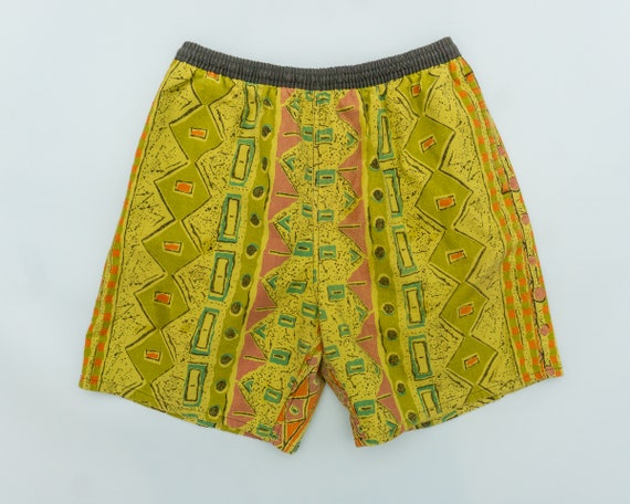 90s Vintage Swim Trunks for Men With 