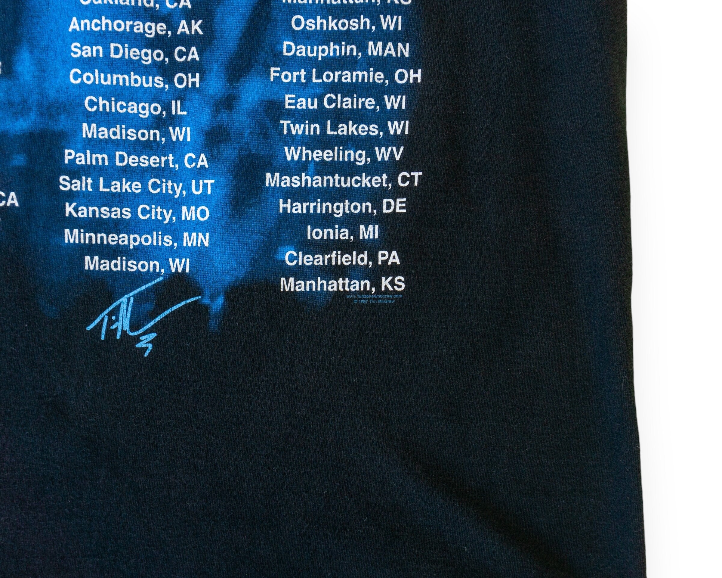 Vintage 1997 Tim Mcgraw Concert T-shirt | 90s Country Music - Etsy