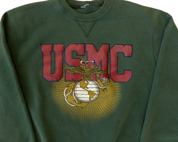 Vintage US Marine Corps Sweatshirt Reverse Weave … - image 2