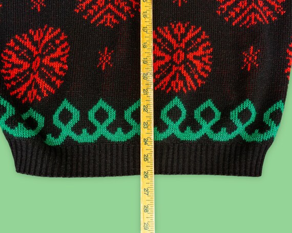 Festive Vintage Ugly Christmas Sweater Medium - R… - image 6