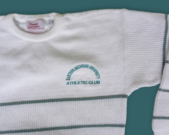 80s Vintage Eastern Michigan Sweatshirt | College… - image 2