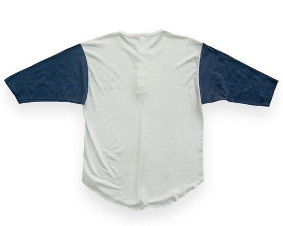 Vintage Yankees Baseball Raglan Henley Tee - Retr… - image 5