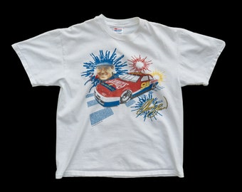 Vintage 90s Chuck Bown NASCAR T-Shirt – Shoneys Racing, Size Medium