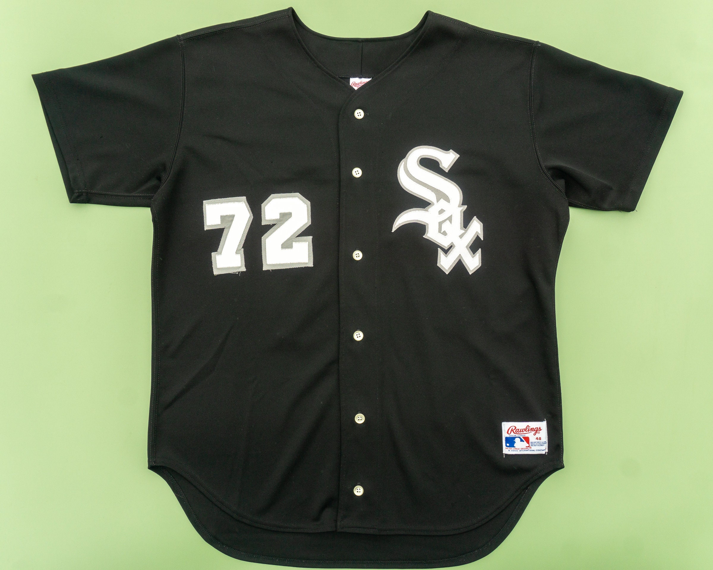 black and white white sox jersey