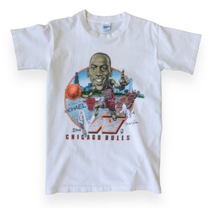 90s Michael Jordan Chicago Bulls Caricature T-Shirt