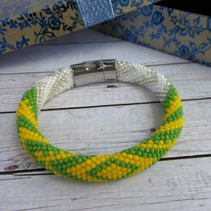 Obatala Armband Idde de Orula con Detalles de Obatala Perlen Schmuck Obatala Orisha Obatala Santeria Orula Obatala Orisha