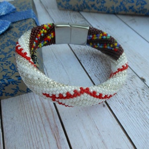 Idde de Obatala Osha Grinan OYA bracelet Orisha Oya beads Orisha Oya  Bracelet Oya Pulsera bracelet Beaded Bracelets Santeria Oya jewelry