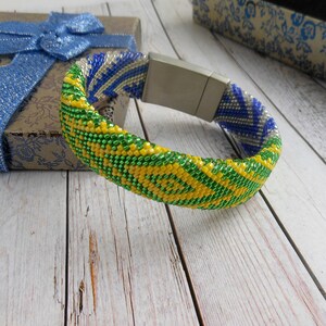 Idde de Orula con detalles Yemaya Bracelet Orisha Yemaya Santeria beads Pulsera for Orisha Ifa Santeria Spiritual Beaded bracelet