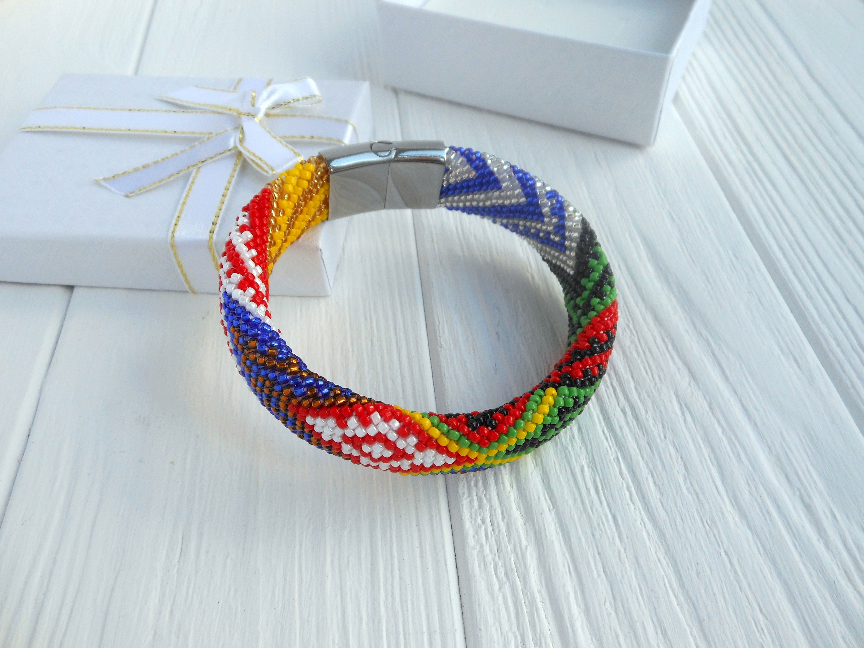 7 african powers Collar Eleke Orisha necklace Idde de | Etsy