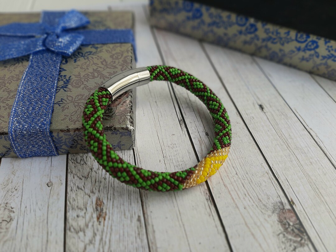 African Tradition Orunmila Oshun Yoruba Bracelet Ilde Orunmila Bead