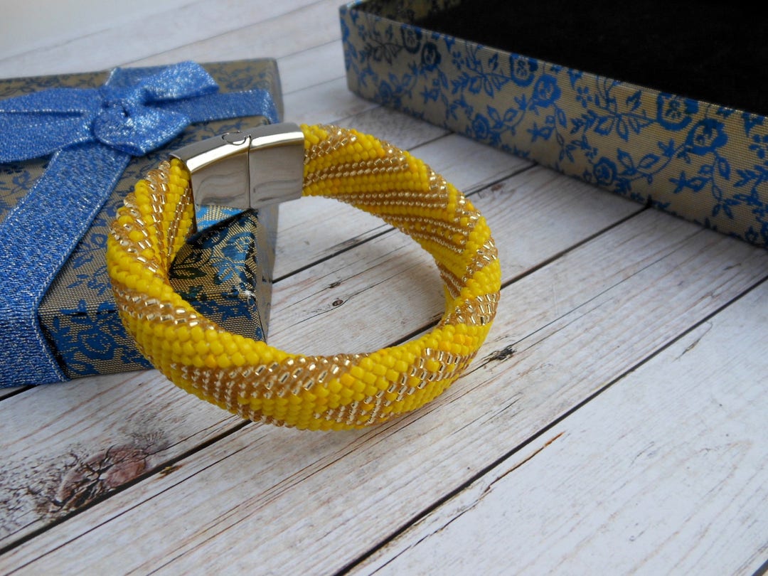 Oshun Jewelry Beads Oshun Bracelet Ilde De Oshun Yoruba Etsy
