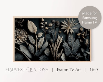 Samsung Frame TV Art   |   Fall Flower Art   |   Dark Botanicals   |   Autumn Art