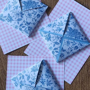 Cartão de bolsa quebra-cabeça vitoriano para impressão – Cartão de felicitações dobrável faça você mesmo, modelo de cartão com inspiração vintage, download instantâneo, cartão floral