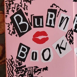 Personalized Mean Girls, Burn Book, Regina George, Cady Heron