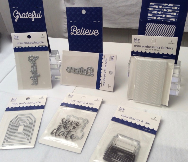 Embossing mini dies & folders Love Nicole brand mini Etsy