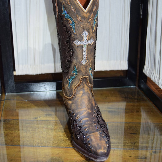 swarovski crystal cowgirl boots