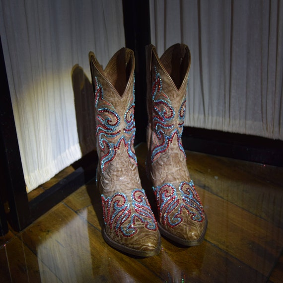 swarovski cowboy boots