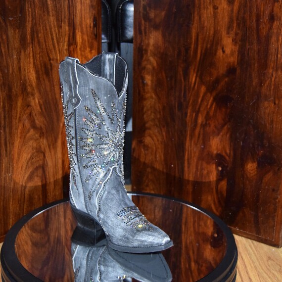 blinged out boots