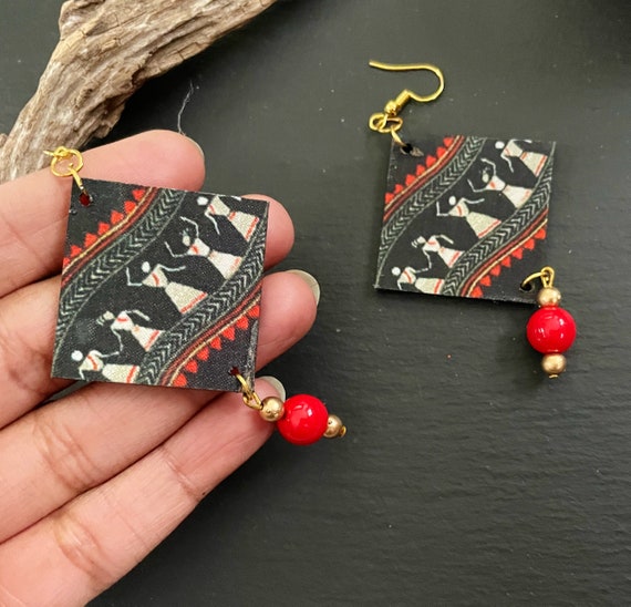 Hand painted earrings jewelry best sale