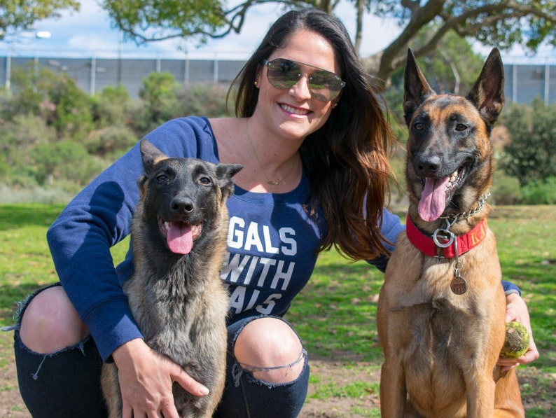 Malinois Gifts Mothers Day Gifts For Her Belgium Malinois Malinois Shirt Dog Mama AF Gals With Mals Belgian Malinois Dog Mom Sweatshirt