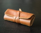 Leather jewelry organizer, Travel jewelry roll, Jewelry roll travel case, Travel jewelry organizer, personalized leather jewelry roll, roll