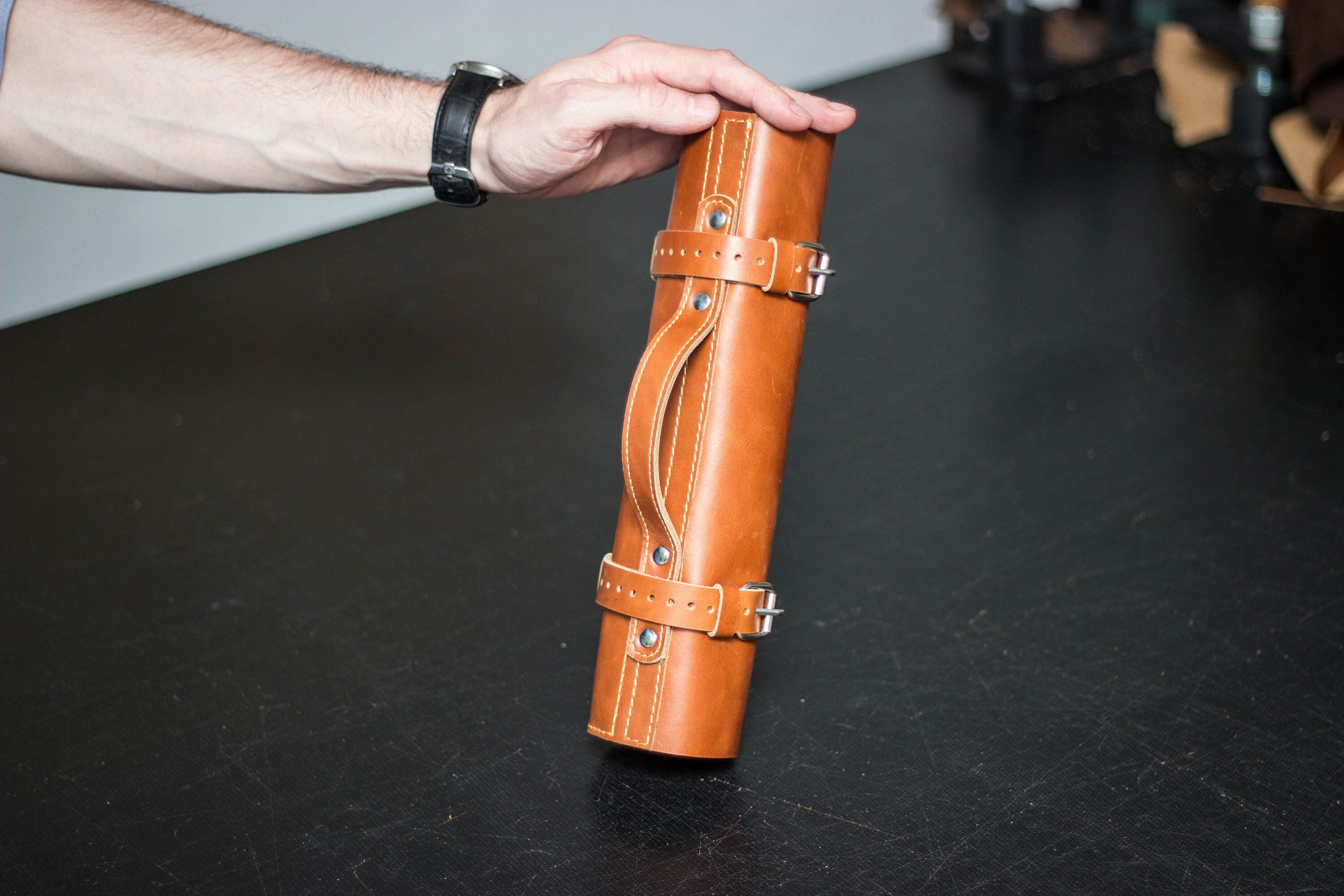 Pet Grooming Organizer Leather Grooming Tool Bag Groomer Etsy