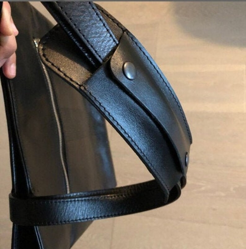 Leather shoulder strap pad shoulder strap tote bag shoulder Etsy