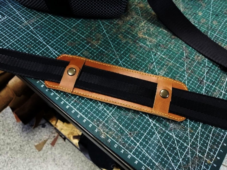 Leather shoulder strap pad shoulder strap tote bag shoulder Etsy