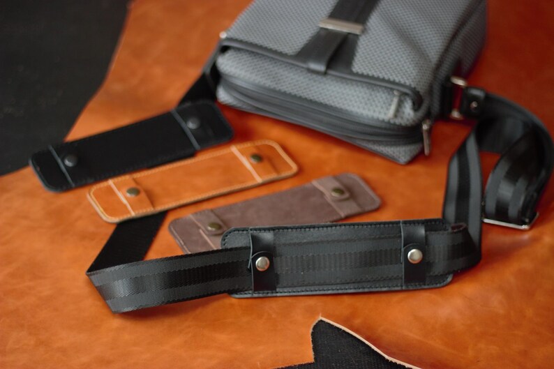 Leather shoulder strap pad shoulder strap tote bag shoulder Etsy