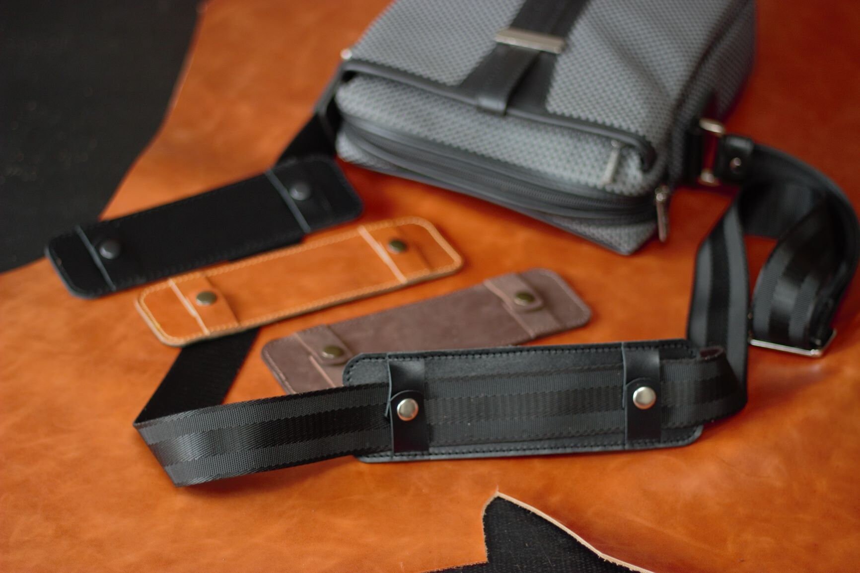 Leather shoulder strap pad shoulder strap tote bag shoulder Etsy