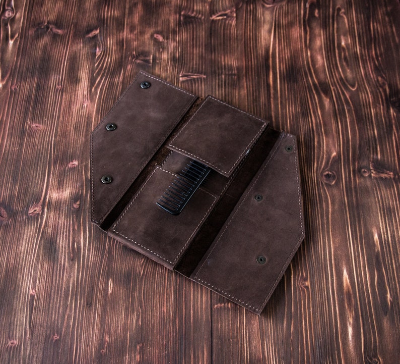 Personalized leather barber case Barber Tool Kit Etsy