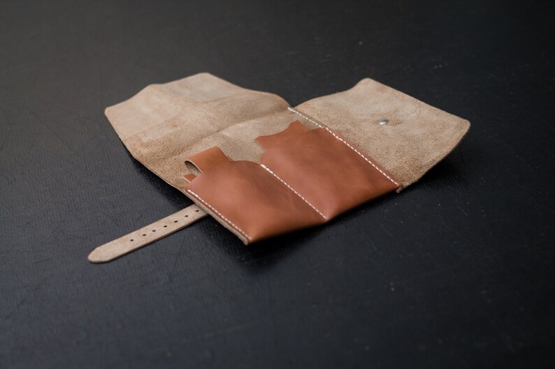 Watch travel case leather watch roll men's leather gift Etsy