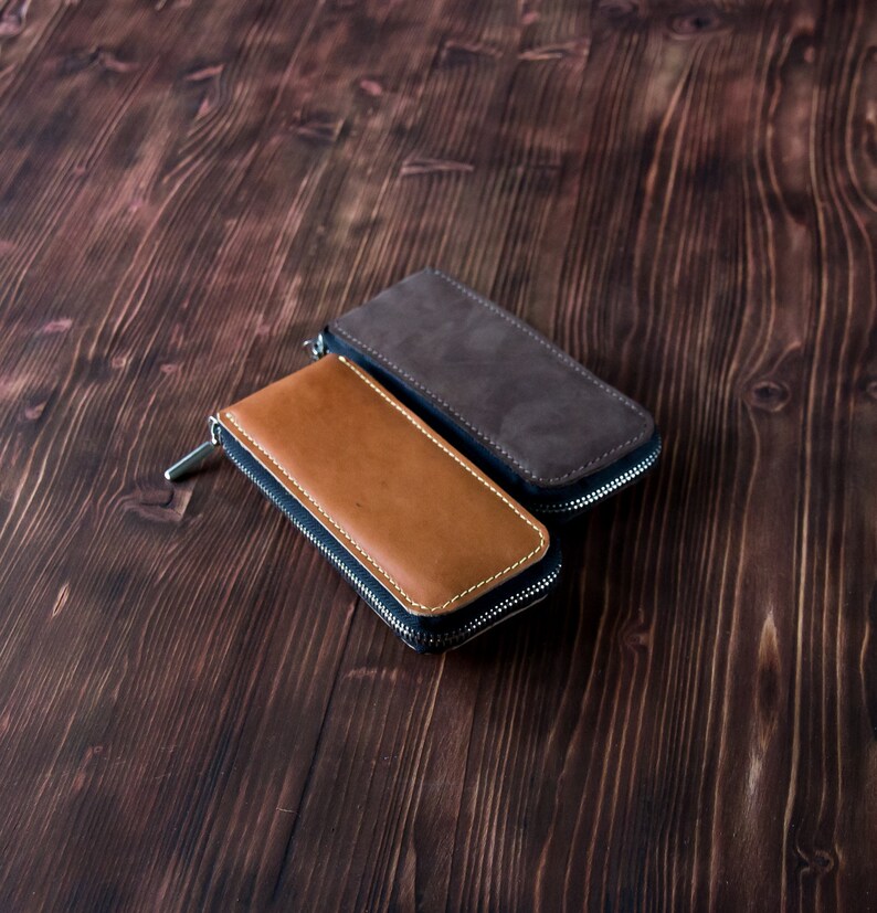 Travel watch pouch Leather zipper watch pouch leather watch Etsy