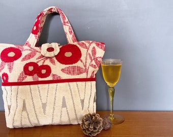 Diddy Bag, fabric bag, purse, one off, environmentally friendly, handled bag, ideal gift, recycled fashion