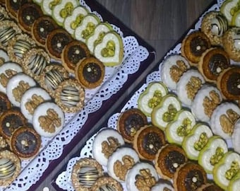 Arabic sweets, Special event sweets, Moroccan Sweets, Delicious sweets, Handmade sweets, Moroccan food, Exotic sweets,