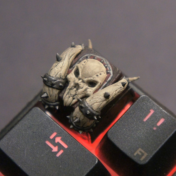 Garrosh Artisan Keycap - World of Warcraft Keycap | Custom Keycaps | Mechanical Keyboard Keycaps | Cherry MX Keycaps | OEM Profile Keycaps