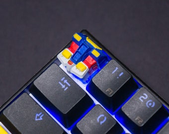 Gundam RX-78 Artisan Keycap - Gundam Keycaps | Custom Keycaps | Mechanical Keyboard Keycaps | Cherry MX Keycaps | OEM Profile Keycaps