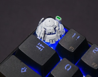 Gundam Exia Artisan Keycap - Gundam Keycaps | Custom Keycaps | Mechanical Keyboard Keycaps | Cherry MX Keycaps | OEM Profile Keycaps