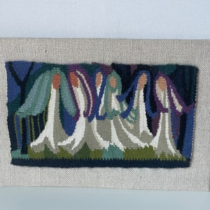 Lovely wallhanging  in flemish technique