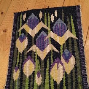 Flemish wallhanging unique tulips