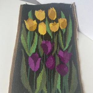 Flemish wallhanging unique tulips