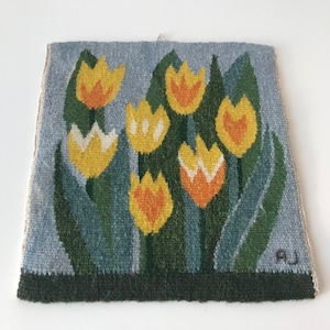 Flemish wallhanging, with tulips