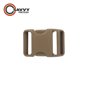 1 1/2" Plastic Side Release Buckle, Stealth Warrior, Coyote Brown
