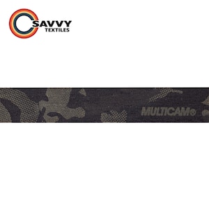 Fita de nylon gorgorão Mil-Spec de 1&quot;, multicam preta, MIL-PRF-5038 - Vários comprimentos 5YD| 10YD| 20YD