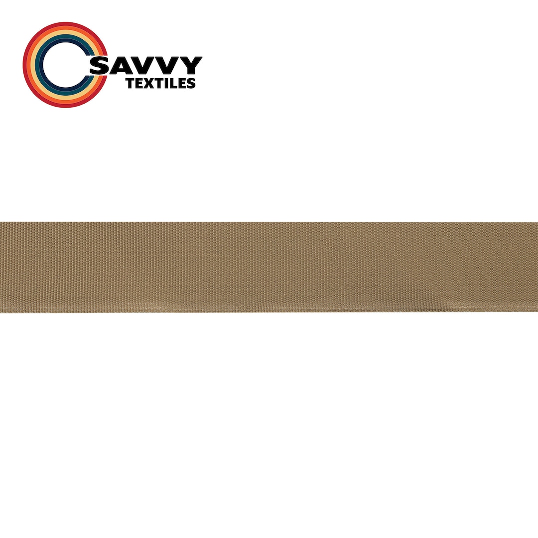 1 Milspec Nylon Grosgrain Ribbon by the Yard Coyote Etsy