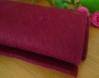 1 coupon Burgundy 34 * 20 cm felt