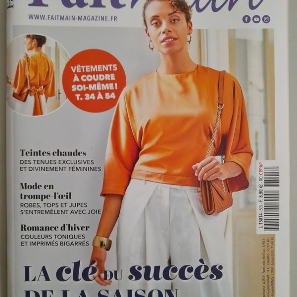 Magazine couture FAIT MAIN Février 2024