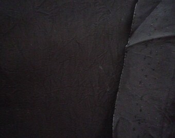 Black 180 * 140 cm flowing polyester fabric